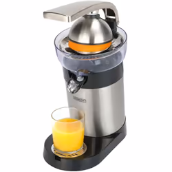 Bourgini Grand Citrus Juicer Deluxe, Noir, Acier inoxydable, 1 pièce(s), Acier inoxydable, Acier, 130 W, 240 V