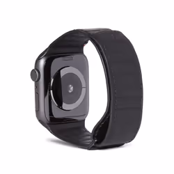 Decoded D9AWS44TS1BK, Bande, Smartwatch, Noir, Apple, Watch, Cuir