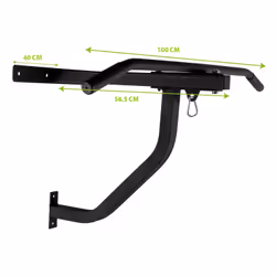 VirtuFit VF03029 barre de traction avec extenseurs 150 kg Noir Mur - Vue supplémentaire 6