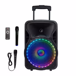 N-GEAR FLASH THE FLASH 1205, 300 W, MP3, 30,5 cm (12"), 30,5 cm, Système d'adresse publique de roulette, Noir