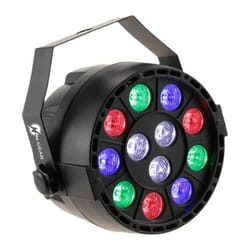 N-GEAR Light Spotlight 12 Adapté à une utilisation à l'intérieur Projecteur Disco Noir