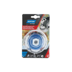 Norton - Brosse meuleuse coupe torsadé acier 75
