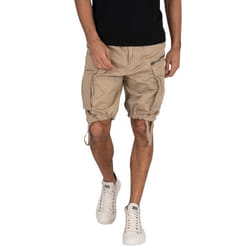 Short cargo G-Star Rovic pour hommes Beige - Poches zippées et boutonnées - Coupe ample