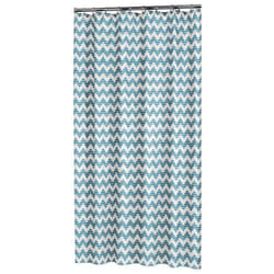 Sealskin 235291326 rideau de douche Anneau Textile Bleu, Blanc