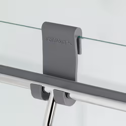 Sealskin 369006418 Raclette de douche Raclette de douche à une seule lame Chrome, Gris