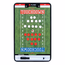 Pure2improve American Football, Carte tactique magnétique, Football, Noir, Vert, Plastique, CE