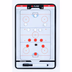 Pure2Improve Tableau d’entraîneur Hockey sur glace 35x22 cm P2I100640