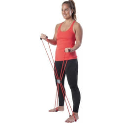 Bande de résistance Pure2Improve X-Core Expander - Rouge/Noir - Fitness - Adulte - Intermédiaire