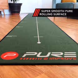 Pure2Improve Tapis de putting de golf 400 x 66 cm