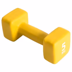 Pure2Improve Haltère 5 kg Néoprène Jaune