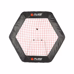 Pure2Improve Filet de rebondisseur de football Hexagonal 140x125 cm