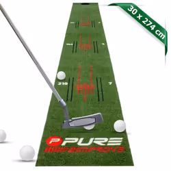 Tapis de putting Pure2Improve Perfect Stroke 275x30cm