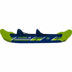 XQ Max Kayak Cruiser X2 308x91x51 cm Bleu et vert 441945
