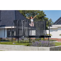 Salta 5376A, Trampoline suspendu, Rectangulaire, 180 kg, 5 an(s), Filet de sécurité, Noir