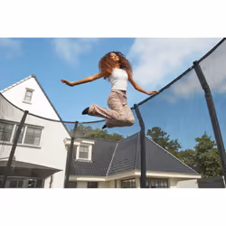 Salta 5376A trampoline de cours de récréation et de jardin Extérieure Rectangulaire Ressort hélicoïdal Trampoline suspendu