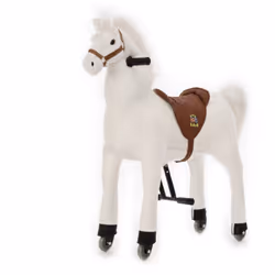 Animal Riding CHEVAL «Snowy» Le cheval d'équitation animal "Snowy" est une monture qui offre beaucoup de plaisir et de joie a ...
