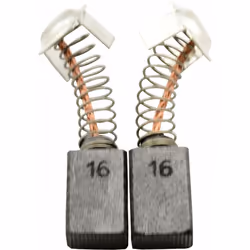 Ensemble de deux Balais de Charbon Buildalot Specialty ca-17-53315 pour Hitachi Mitre C 8FC - 7x11x17mm - 0,28x0,43x0,67'' -  ...
