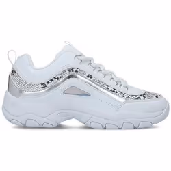 Baskets Fila Strada Wmn - FILA - Blanc - Femme - Lacets - Plat - Synthétique