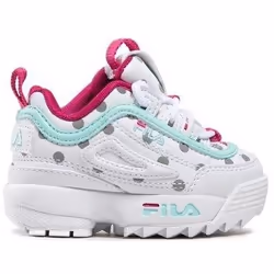 Basket Enfant - FILA - 128474 Blanc - Synthétique - Lacets