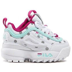 Basket Enfant - FILA - 128474 Blanc - Synthétique - Lacets