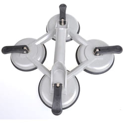 Proplus - Appareil de levage à vide avec 4 ventouses Aluminium Argenté