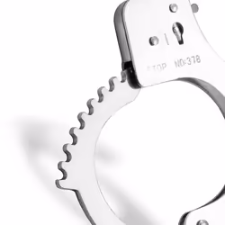 EasyToys Fetish Collection Poignets en métal - argent