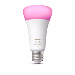 Philips Hue White and Color ambiance A67 - Ampoule connectée E27 - 1600, Ampoule intelligente, Bluetooth/Zigbee, Blanc, LED, ...