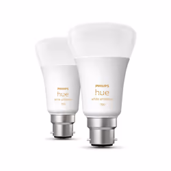 Philips Hue White ambiance Pack de 2 B22