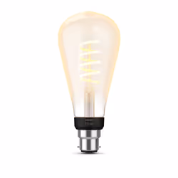 Philips ST72 Edison - Ampoule connectée B22, Ampoule intelligente, Bluetooth/Zigbee, LED, B22, Lumière du jour froide, Blanc  ...