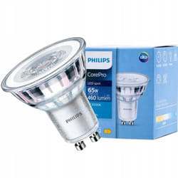 Ampoule LED CorePro GU10 4.9W 3000K chaud 460lm 36D Philips