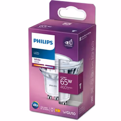 Philips 8719514308770, 4,9 W, 65 W, GU10, 460 lm, 15000 h, Blanc