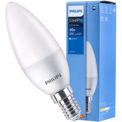 Culot : E14 Puissance : 5W Équivalent à une ampoule à incandescence traditionnelle : 40W Température de couleur : 4000K (blan ...