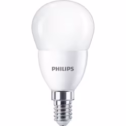 Philips CorePro LED CorePro lustre ND 7-60W E14 827 P48 FR, 7 W, 60 W, E14, 806 lm, 15000 h, Blanc chaud
