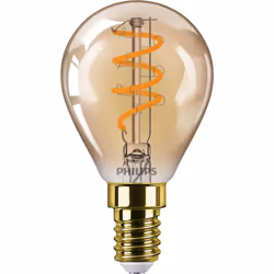 Philips Flamme et sphérique (à intensité variable), 2,6 W, 15 W, E14, 136 lm, 15000 h, Flame