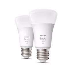 Philips Hue White A60 - Ampoule connectée E27 - 800 (lot de 2)