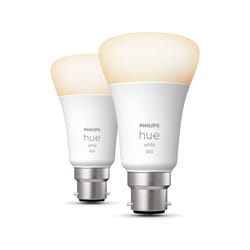Philips Hue White A60 - Ampoule connectée B22 - 800 (pack de 2)
