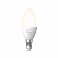 Philips Hue White 8719514320628A, Ampoule intelligente, Bluetooth/Zigbee, Blanc, LED, E14, Blanc chaud