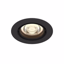 Philips Fonctionnel Plafonnier, Spot lumineux encastrable, Ampoule(s) non remplaçable(s), LED, 2700 K, 500 lm, Noir