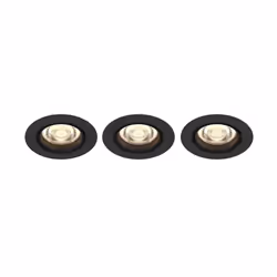 Philips Fonctionnel Plafonnier, Spot lumineux encastrable, Ampoule(s) non remplaçable(s), LED, 2700 K, 500 lm, Noir