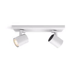 Philips Hue White ambiance Spot double Runner, Spot d'éclairage intelligent, Bluetooth, Blanc, LED, GU10, Blanc