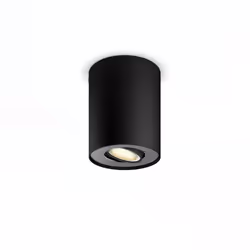 Philips Hue White ambiance Ext. spot unique Pillar, Éclairage de plafond intelligent, Noir, Bluetooth, LED, Ampoule(s) non re ...