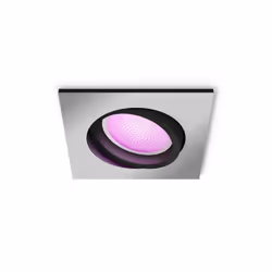 Philips Hue White and Color ambiance Spot encastrable Centura, Spot d'éclairage intelligent, Aluminium, Bluetooth, LED, Ampou ...