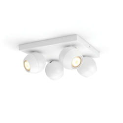 Philips Hue White ambiance Spot quadruple Buckram