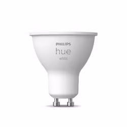 Philips Hue White GU10 - Spots connectés, Ampoule intelligente, Blanc, Bluetooth/Zigbee, LED intégrée, GU10, Lumière blanche ...