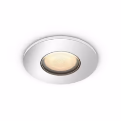 Philips Hue White ambiance Downlight encastrable Adore Bathroom, Spot d'éclairage intelligent, Argent, Bluetooth/Zigbee, LED, ...