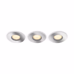 Philips Hue White ambiance Downlight encastrable Adore Bathroom, Spot d'éclairage intelligent, Chrome, Bluetooth, LED, Ampoul ...