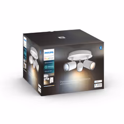 Philips Hue White ambiance Plafonnier à spot salle de bain Adore