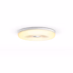 Philips Hue White ambiance Plafonnier salle de bains Struana, Éclairage de plafond intelligent, Blanc, Bluetooth/Zigbee, LED, ...