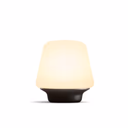 Philips Hue White ambiance Lampe à poser Wellness, Lampe de table intelligente, Bluetooth, Noir, LED, E27, Blanc