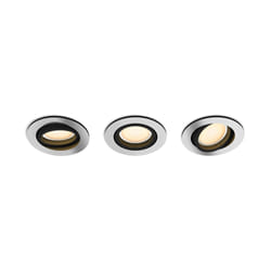 Philips Hue White ambiance Pack de 3 spots à encastrer Milliskin